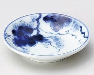 藍染ぶどう2.8玉皿【日本製　美濃焼】