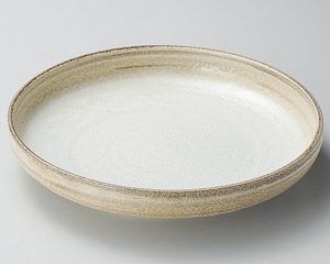 白柚子茶巻石目10.0鉢【日本製　美濃焼】