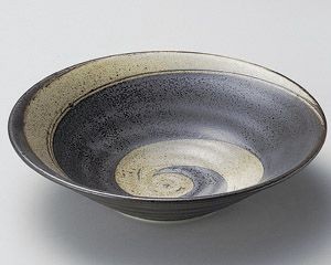 美浓烧 大钵碗 凹凸纹 日本制造