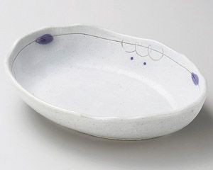 ボルドー舟型鉢【日本製　美濃焼】