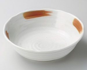粉引かすり5.0鉢【日本製　美濃焼】