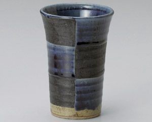 藍市松フリーカップ【日本製　美濃焼】