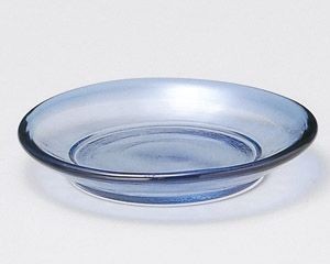 すみだ藍薬味皿(ガラス)【日本製　美濃焼】