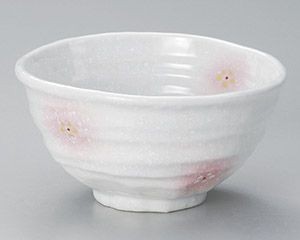 淡雪ピンク吹小花4.0丼【日本製　美濃焼】