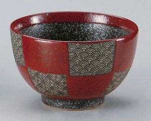 Mino ware Donburi Bowl Seigaiha Made in Japan