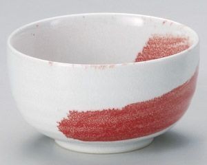 赤刷毛多用碗【日本製　美濃焼】