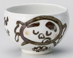 粉引地蔵陶碗【日本製　美濃焼】