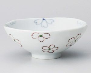 花みずき平茶碗【日本製　美濃焼】