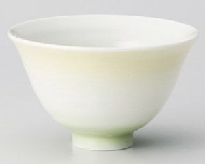 カラーグラデーションイエロー茶碗【日本製　美濃焼】