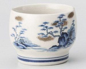 山水煎茶【日本製　美濃焼】