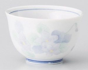 すみれ反煎茶(小)【日本製　美濃焼】