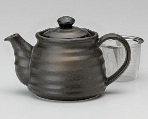 美浓烧 日式茶壶 附带茶叶滤网 日本制造