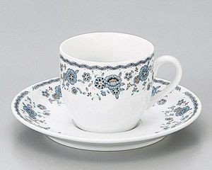 エジンバラコーヒー碗と受皿【日本製　美濃焼】