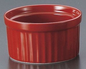 Mino ware Donburi Bowl Red M Made in Japan