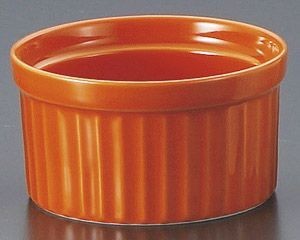 Mino ware Donburi Bowl Orange Made in Japan