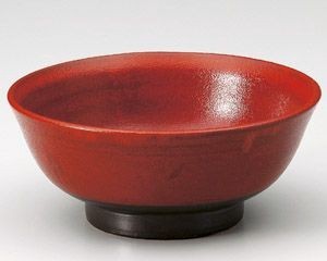 赤ゆず反型6.5ラーメン丼【日本製　美濃焼】