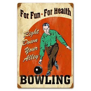 【スティールサイン】【etc.】Bowling for Health PT-PTS-440