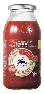 【アルチェネロ】有機カットトマト＆バジル入りソース 500g【オーガニック】