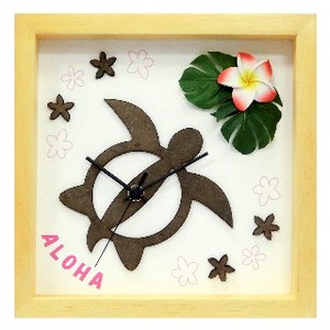 ハワイアンにおすすめ！♪DECLOCK/Hawaiian Clock Honu/Flower
