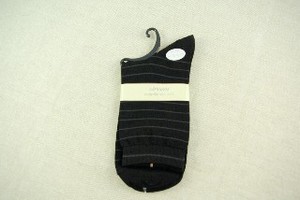 短袜 丝绸 化纤 横条纹 日本制造