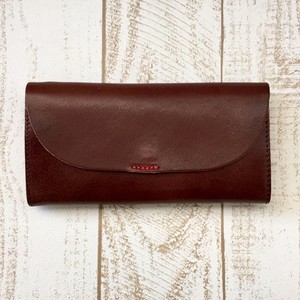 Lien Lian Tochigi Leather Ruby Flap Wallet Long Wallet Made in Japan