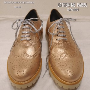 Cat Catherine Metal Wing tip Shoes Shoes