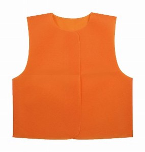 【ATC】衣装ベースベスト幼児〜小学校低学年用オレンジ 2095