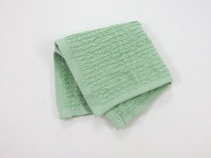 Mini Towel Toweling handkerchief Green