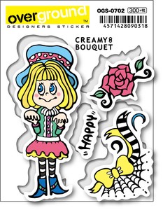 OGS-0702/CREAMY BOUQUET/LUCIE（アーティストグッズ、イラストレーターステッカー）