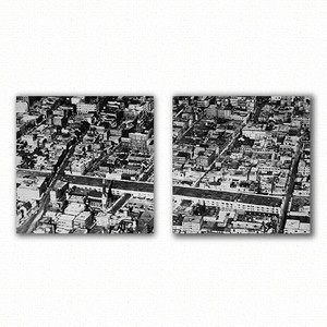 旧市街の写真の風景写真を使ったインテリアパネルセット(pho-0071L,0071R)