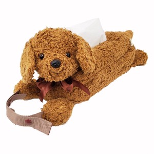 Tissue Box Cover / Holder Toy Poodle (Plush / Stuffed Toy)
