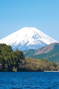 Greeting Card christmas Mt.Fuji Clear Made in Japan