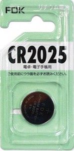 FDKﾘﾁｳﾑｺｲﾝ電池CR2025C(B)FS