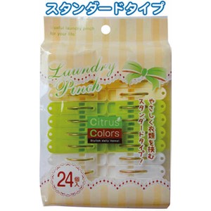 Citrus Colors ランドリーピンチ24個入  38-811