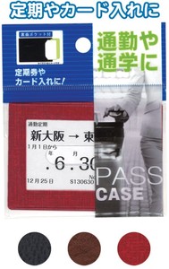多収納パスケース(裏面ポケット付)  24-105