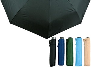 紳士折りたたみ傘　無地　軽量　60cmミニ　大判サイズ