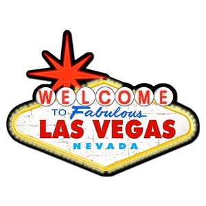 【スティールサイン】【etc.】Welcome To Las Vegas PT-PS-223