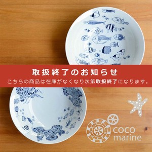 Large Bowl cocomarine HASAMI Ware Porcelain