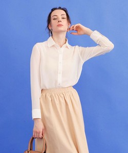 シースルシフォンシャツ
