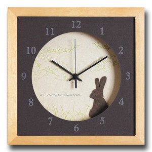 Northern Europe taste Interior Clock Clock/Watch Rabbit