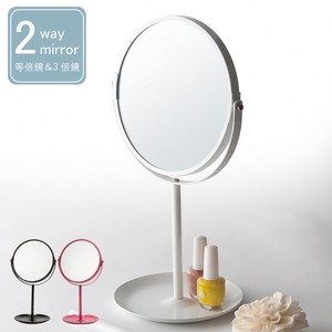 Round Desk Mirror 3 Colors Colorful Magnifying Glass 3 Mirror Make 2WAY