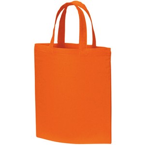A4コットンバッグ オレンジ / トートバッグ イベント エコロジーバッグ