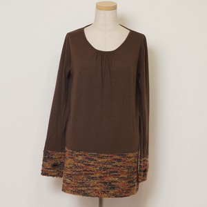Tunic Tunic Crew Neck Boucle Made in Japan Autumn/Winter