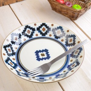 Pattern Pasta Plate Curry Plate MINO Ware