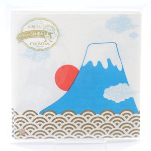 和洋柄ペーパーナプキン　4コマ富士山　インバウンド商品　デコパージュ　アウトドア　キャンプ　食卓