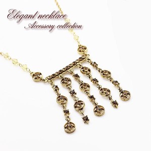 Rhinestone Necklace/Pendant Necklace Antique