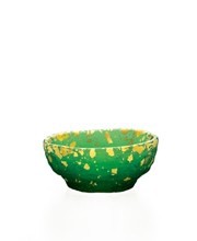 《日本製》金箔鉢　小皿（緑溜）