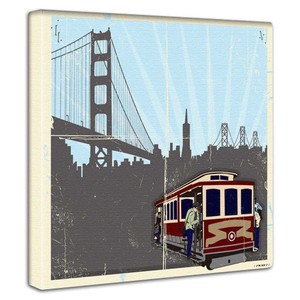 サンフランシスコのファブリックボード(pop-0045)