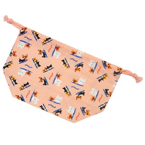 Cat Lunch Pouch Pink