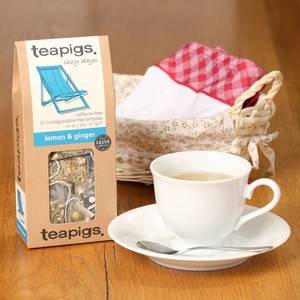 【teapigs/ティーピッグス】レモン&ジンジャー(紅茶)　　(ノンカフェイン)